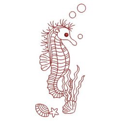 Redwork Sea Horse 05(Lg)