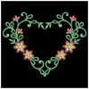 Heirloom Flower Heart(Lg)
