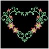 Heirloom Flower Heart(Lg)