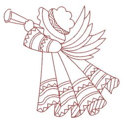 Redwork Sunbonnet Angels 02(Lg) machine embroidery designs