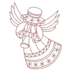 Redwork Sunbonnet Angels 04(Md) machine embroidery designs