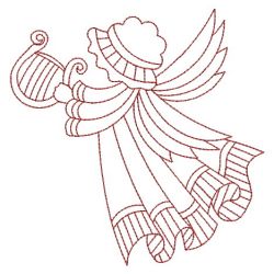 Redwork Sunbonnet Angels 05(Lg) machine embroidery designs