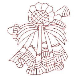 Redwork Sunbonnet Angels 07(Lg) machine embroidery designs