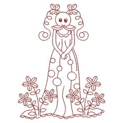 Redwork Country Ladybugs 02(Lg) machine embroidery designs