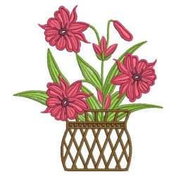 Colorful Lily 02(Lg) machine embroidery designs
