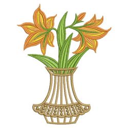 Colorful Lily 04(Lg) machine embroidery designs