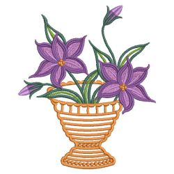 Colorful Lily 06(Md) machine embroidery designs