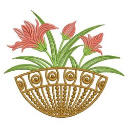 Colorful Lily 07(Lg) machine embroidery designs