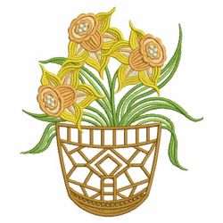 Colorful Lily 08(Lg) machine embroidery designs