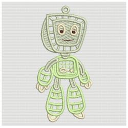 FSL Robots machine embroidery designs