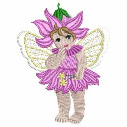 Cute Flower Fairy 07 machine embroidery designs
