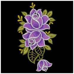 Radiant Roses 07(Md) machine embroidery designs