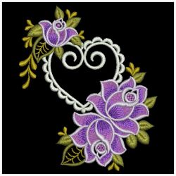 Radiant Roses 10(Md) machine embroidery designs