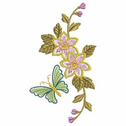 Floral Butterflies 6 03 machine embroidery designs