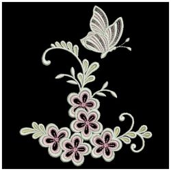 Swirly Butterflies 4 09(Md) machine embroidery designs