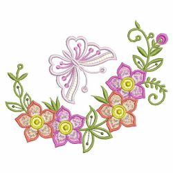 Elegant Floral 8 02(Md) machine embroidery designs