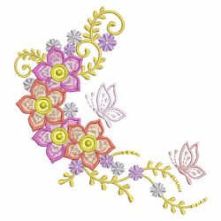 Elegant Floral 8 04(Md) machine embroidery designs
