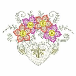 Elegant Floral 8 08(Md) machine embroidery designs