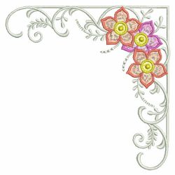 Elegant Floral 8 09(Sm) machine embroidery designs