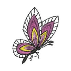 Fancy Butterflies 3 09 machine embroidery designs