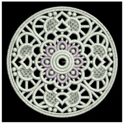 FSL Round Doily 08 machine embroidery designs