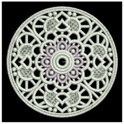 FSL Round Doily 08 machine embroidery designs