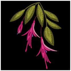 Elegant Fuchsia 05(Md) machine embroidery designs