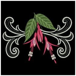 Elegant Fuchsia 06(Sm) machine embroidery designs