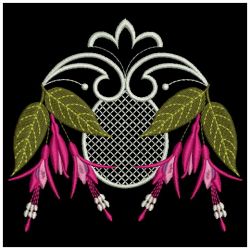 Elegant Fuchsia 07(Md) machine embroidery designs