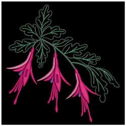 Elegant Fuchsia 08(Sm) machine embroidery designs