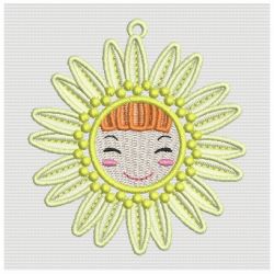 FSL Smile Flower Face 02 machine embroidery designs