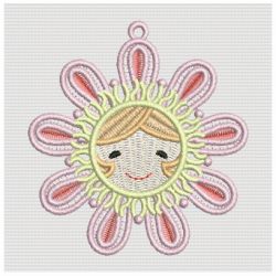FSL Smile Flower Face 04 machine embroidery designs