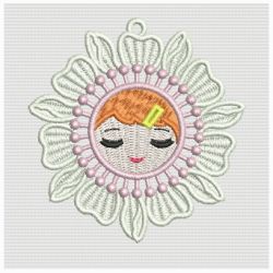 FSL Smile Flower Face 05 machine embroidery designs