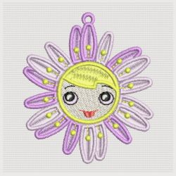 FSL Smile Flower Face 08 machine embroidery designs