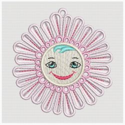 FSL Smile Flower Face 10 machine embroidery designs