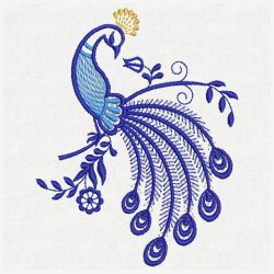 Artistic Peacocks 03(Md) machine embroidery designs