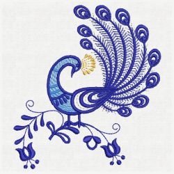 Artistic Peacocks 06(Md) machine embroidery designs