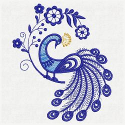 Artistic Peacocks 07(Md) machine embroidery designs