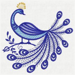 Artistic Peacocks 11(Md) machine embroidery designs