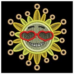 FSL Smile Sun 10 machine embroidery designs