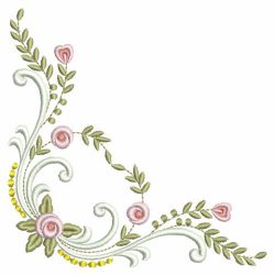Rose Corners(Md) machine embroidery designs