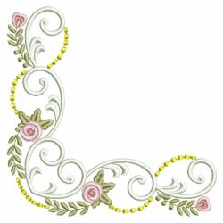 Rose Corners 04(Md) machine embroidery designs