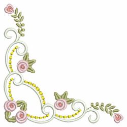 Rose Corners 05(Sm) machine embroidery designs