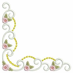 Rose Corners 06(Md) machine embroidery designs