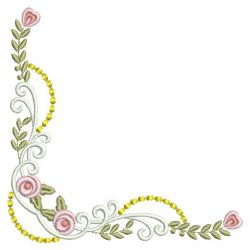 Rose Corners 09(Md) machine embroidery designs