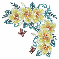 Plumeria 07(Lg) machine embroidery designs