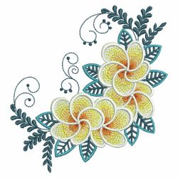 Plumeria 08(Md) machine embroidery designs