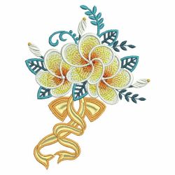 Plumeria 09(Md) machine embroidery designs