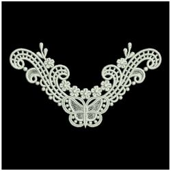 FSL Butterfly Necklines 06 machine embroidery designs