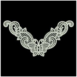 FSL Butterfly Necklines 10 machine embroidery designs